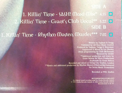 Tina Cousins : Killin' Time (12", Single)