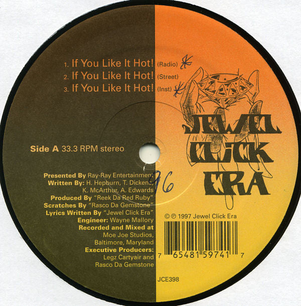 Jewel Click Era : If You Like It Hot / Live At The Arena (12")