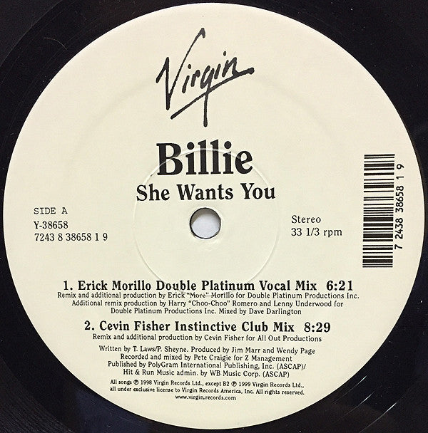 Billie Piper : She Wants You (12")