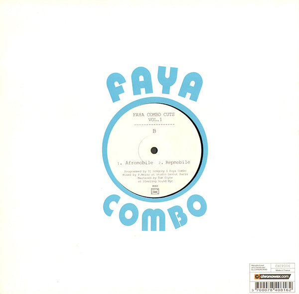DJ Gregory : Faya Combo Cuts Vol. 1 (12")