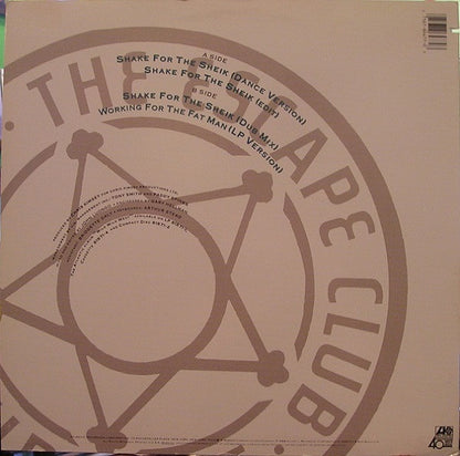 The Escape Club : Shake For The Sheik (12", Promo)