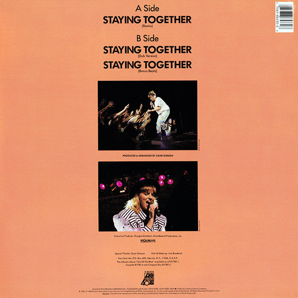 Debbie Gibson : Staying Together (12", SRC)