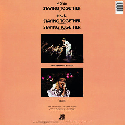 Debbie Gibson : Staying Together (12", SRC)