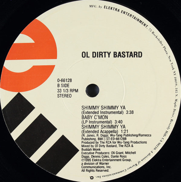 Ol Dirty Bastard* : Shimmy Shimmy Ya (12", Single)