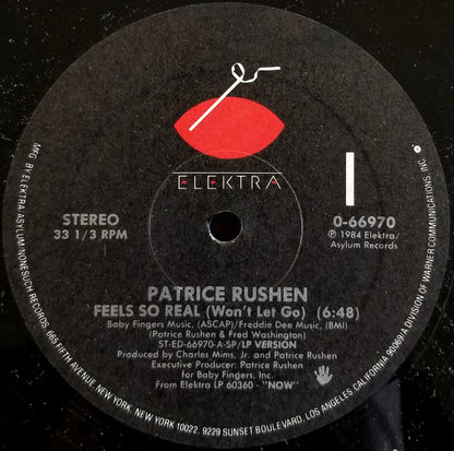 Patrice Rushen : Feels So Real (Won't Let Go) (12")