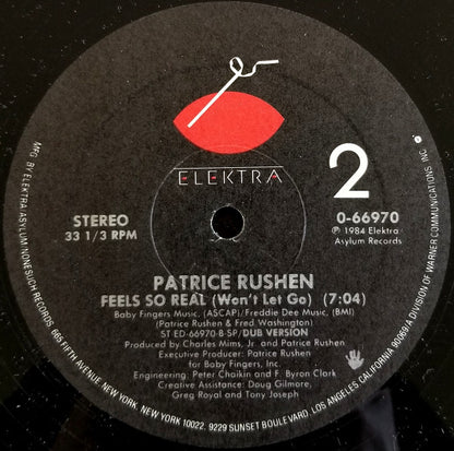Patrice Rushen : Feels So Real (Won't Let Go) (12")