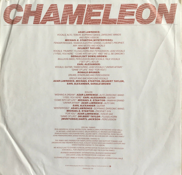 Chameleon (13) : Chameleon (LP, Album, Promo, SRC)