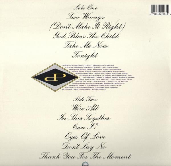 David Peaston : Introducing... (LP, Album)