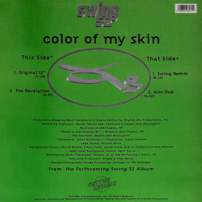 Swing 52 : Color Of My Skin (12", Cle)