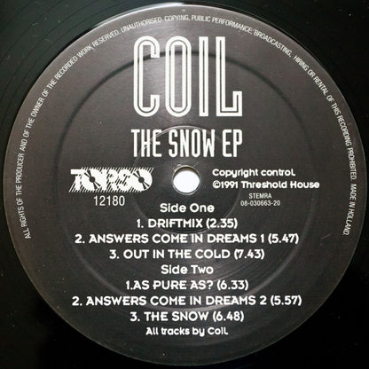 Coil : The Snow EP (12", EP)