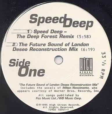 Jon Anderson : Speed Deep (12")