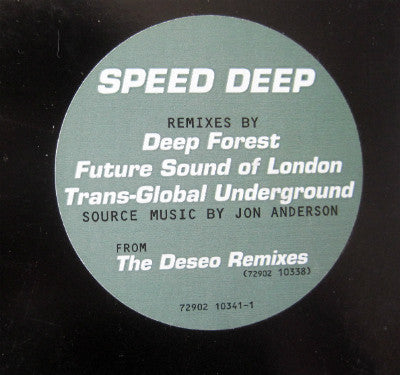 Jon Anderson : Speed Deep (12")