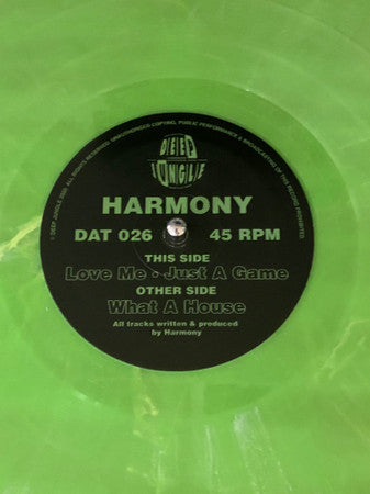 Harmony* : What A House / Love Me / Just A Game (12", S/Edition, Gre)