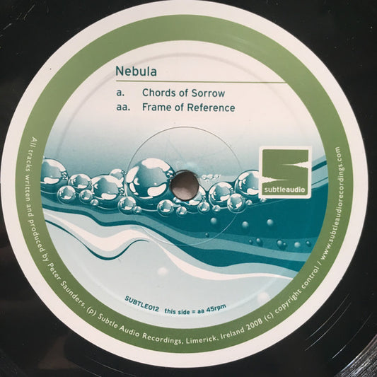 Nebula (8) : Chords Of Sorrow / Frame Of Reference (12")