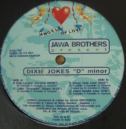 Jawa Brothers : Dixie Jokes "D" Minor (12", Promo)