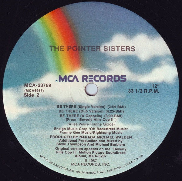 The Pointer Sisters* : Be There (Extended Version) (12")