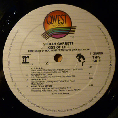 Siedah Garrett : Kiss Of Life (LP, Album)