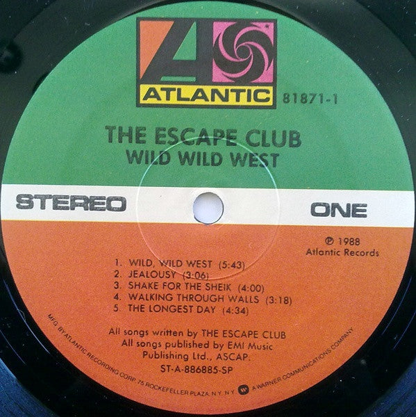 The Escape Club : Wild Wild West (LP, Album)