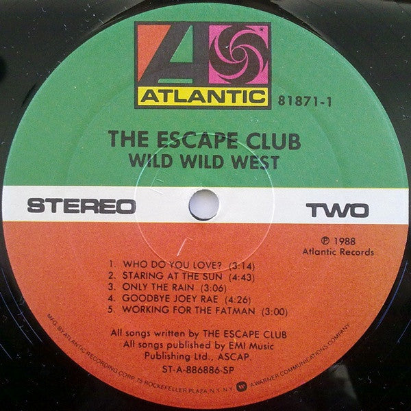 The Escape Club : Wild Wild West (LP, Album)