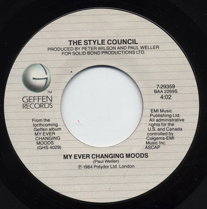 The Style Council : My Ever Changing Moods (7", Single)