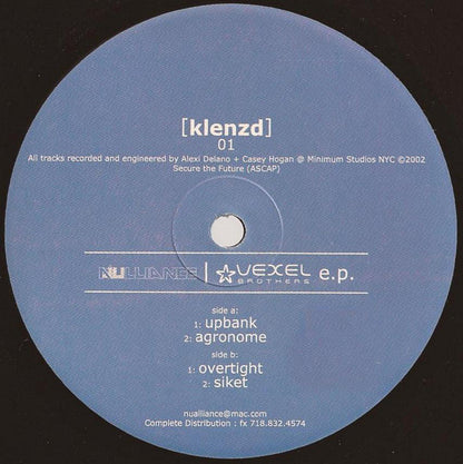 Nu Alliance : Vexel Brothers EP (12", EP)
