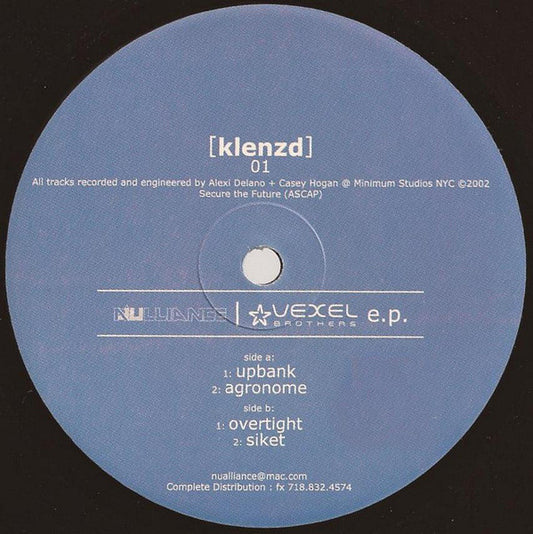 Nu Alliance : Vexel Brothers EP (12", EP)