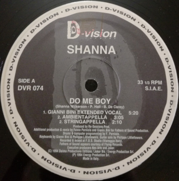 Shanna : Do Me Boy (The Remixes - Part 2) (12")
