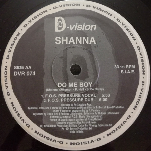 Shanna : Do Me Boy (The Remixes - Part 2) (12")