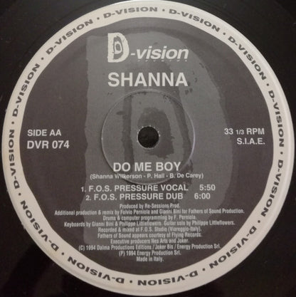 Shanna : Do Me Boy (The Remixes - Part 2) (12")