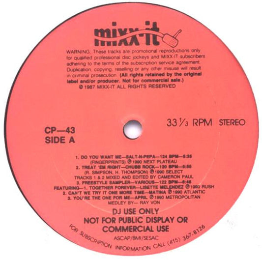 Various : Mixx-it 43 (12", Comp, Promo)