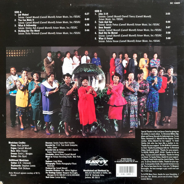 Carnell Murrell And The NeWork Community Choir : You Can Make It If You Try (LP, Album)