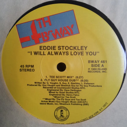 Eddie Stockley : I Will Always Love You (12")