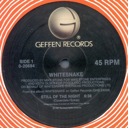Whitesnake : Still Of The Night / Don't Turn Away (12", Maxi)