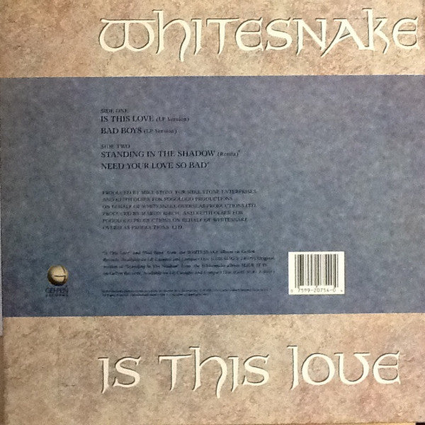 Whitesnake : Is This Love (12", Maxi)