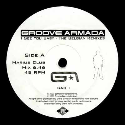 Groove Armada : I See You Baby - The Belgian Remixes (12")