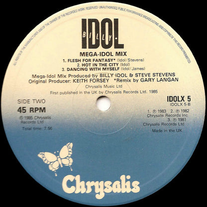Billy Idol : White Wedding Parts I & II (Shot Gun Mix) (12", Single, P/Mixed)