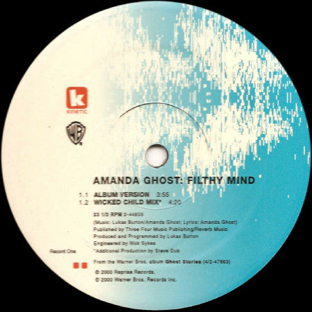 Amanda Ghost : Filthy Mind (2x12")
