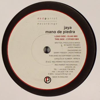 Jaya : Mano De Piedra (12")