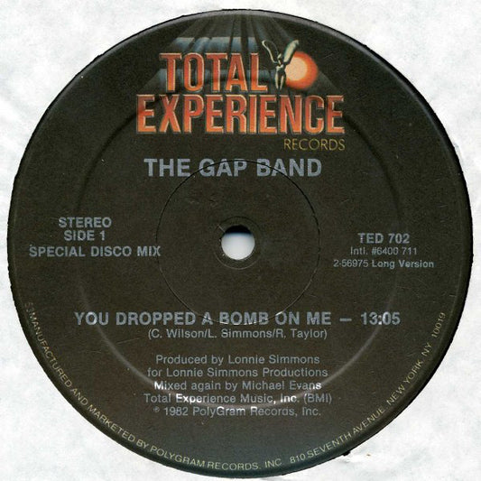 The Gap Band : You Dropped A Bomb On Me (12")