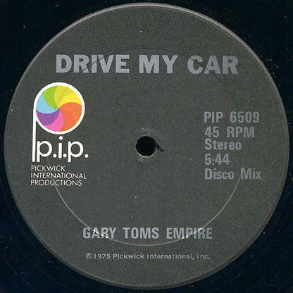 Gary Toms Empire : Drive My Car (12", Promo)