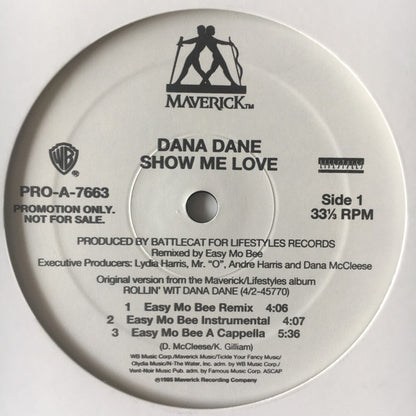 Dana Dane : Show Me Love (12", Promo)