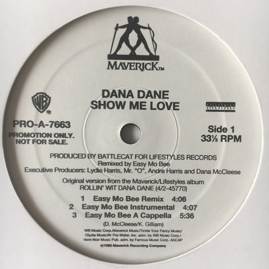 Dana Dane : Show Me Love (12", Promo)