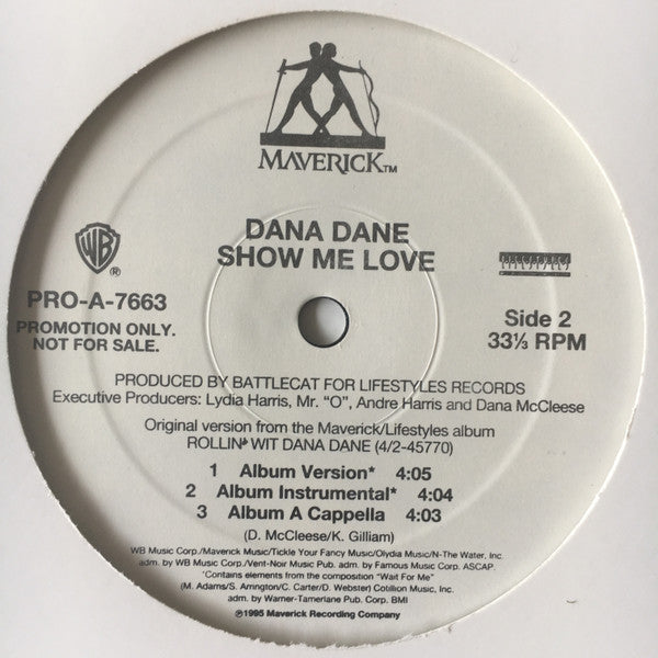 Dana Dane : Show Me Love (12", Promo)