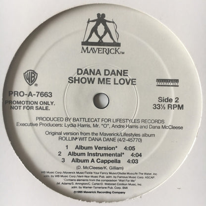 Dana Dane : Show Me Love (12", Promo)