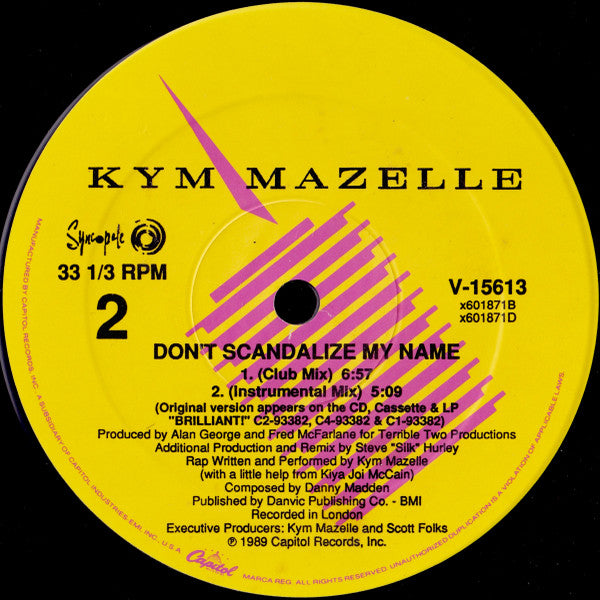 Kym Mazelle : Don't Scandalize My Name (12", Single)