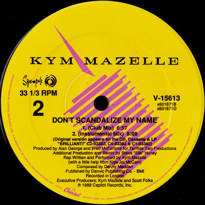 Kym Mazelle : Don't Scandalize My Name (12", Single)