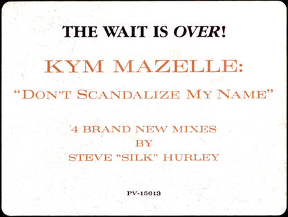 Kym Mazelle : Don't Scandalize My Name (12", Single)