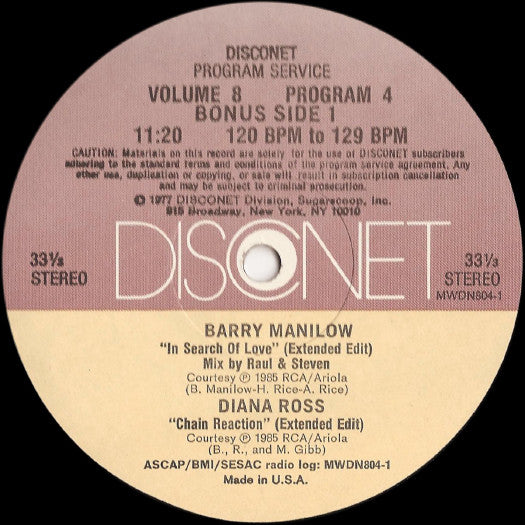 Various : Volume 8 Program 4 (2x12")