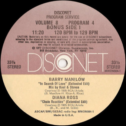 Various : Volume 8 Program 4 (2x12")