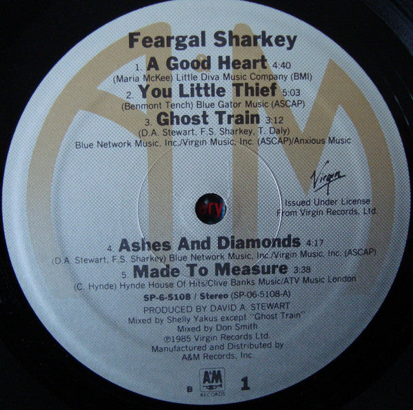 Feargal Sharkey : Feargal Sharkey (LP, Album, B -)
